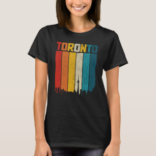 Toronto Skyline Pride Vintage Retro Ontario Canada T-Shirt