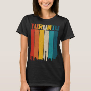 Toronto Skyline Pride Vintage Retro Ontario Canada T-Shirt