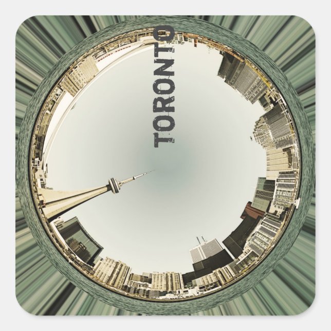 Toronto  skyline sticker (Front)