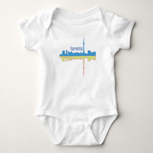Toronto Skyline v1 Baby Bodysuit
