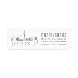 Toronto Stylised Skyline  