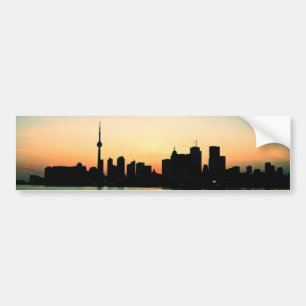 Toronto Sunset Bumper Sticker