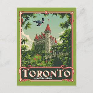 Toronto: Vintage Casa Loma Postcard