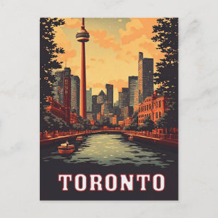 Toronto Waterfront and CN Tower Skyline Postcard