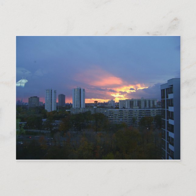 Toronto's Sunset Postcard (Front)