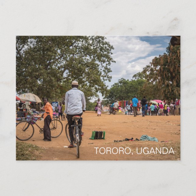 Tororo Uganda Market Travel. Customise  Postcard (Front)