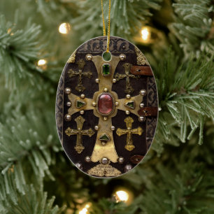 T'oros Roslin Gospels Ceramic Tree Decoration