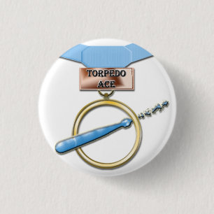 Torpedo Ace medal button
