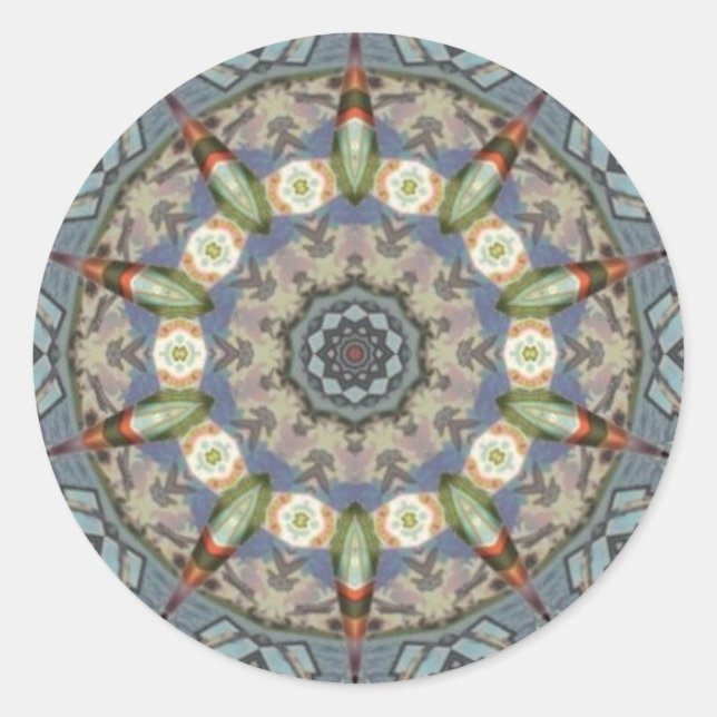 torpedo mandala Sticker (Front)