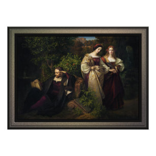 Torquato Tasso and the Two Leonores Photo Print