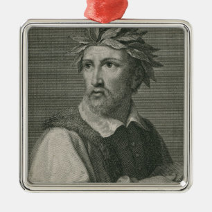 Torquato Tasso from 'The Gallery of Portraits' Metal Tree Decoration