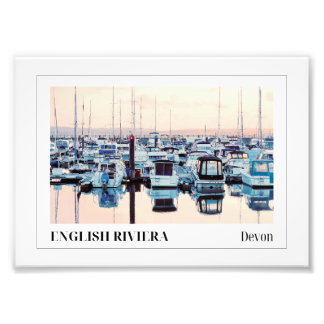 Torquay Marina, English Riviera, Devon Photo Print