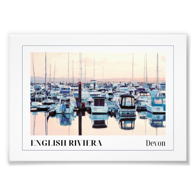 Torquay Marina, English Riviera, Devon Photo Print (Front)