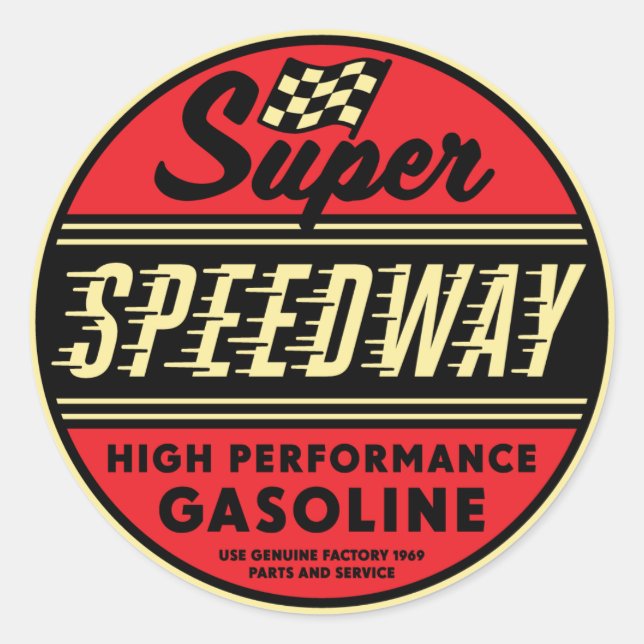 Torque Brothers 00201 Classic Round Sticker (Front)