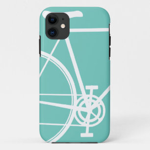 Torquoise Abstract Bicycle iPhone 5 Case
