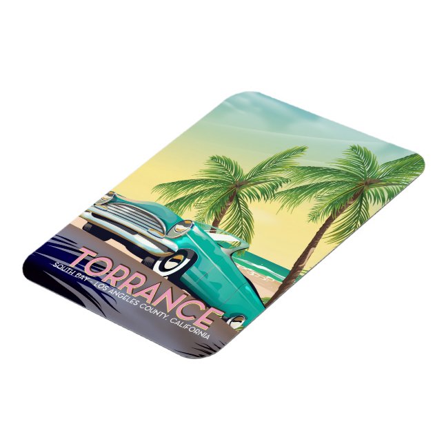 Torrance, California - Los Angeles California Magnet (Left Side)