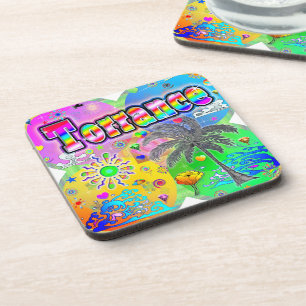 Torrance Quadro Seasons Coaster