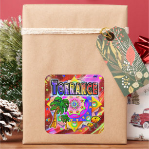 Torrance Tropical Friends Sticker