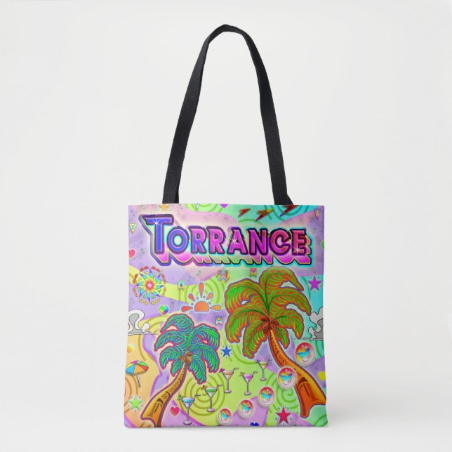 Torrance Vacation Target Tote Bag (Front)