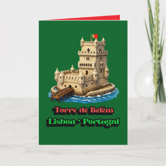 Torre De Belem Holiday Card