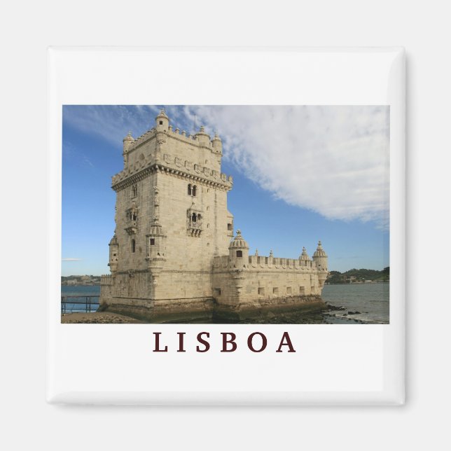 "Torre de Belem, Lisboa" magnet (Front)