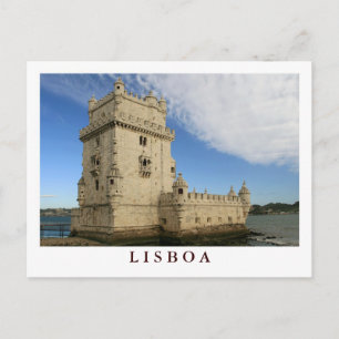 "Torre de Belem, Lisboa" postcard