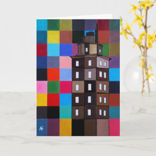 Torre de Hércules Abstract Painting by Alfred Fox Card