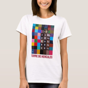 Torre de Hércules Abstract Painting by Alfred Fox T-Shirt