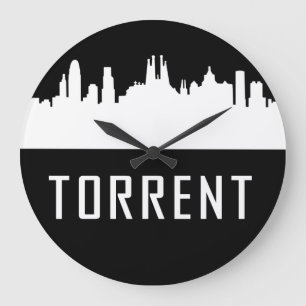 Torrent   cities of Spain Large Clock