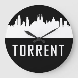 Torrent | cities of Spain Large Clock