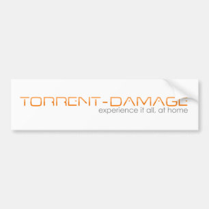 Torrent-Damage Bumper sticker