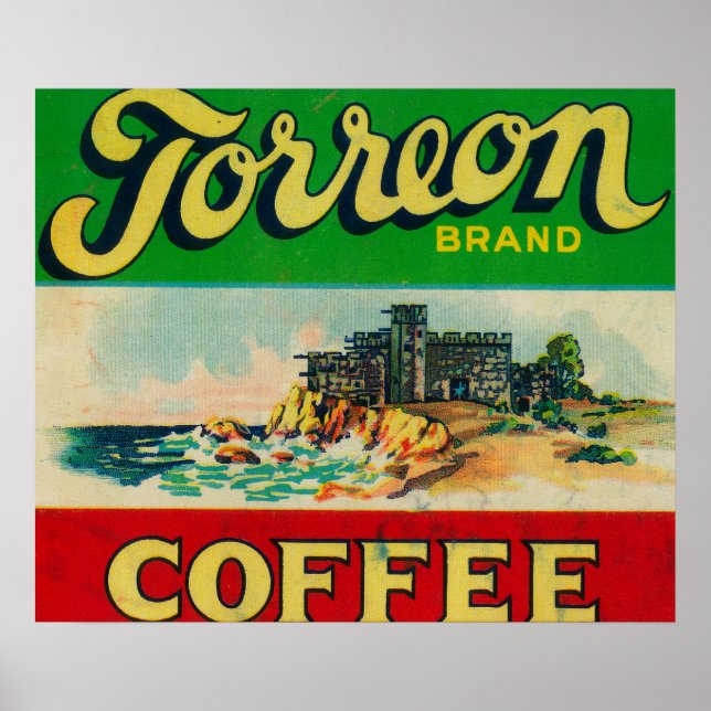 Torreon Coffee Label Poster (Front)
