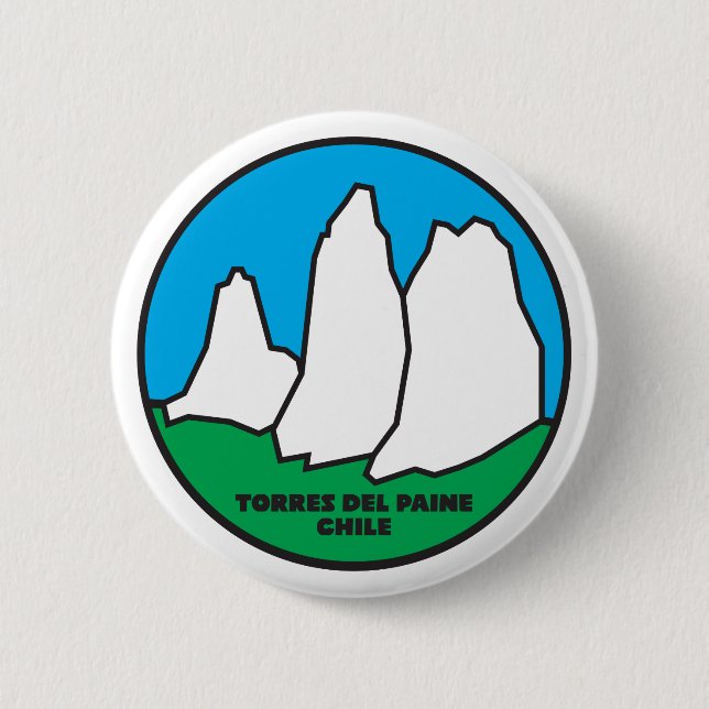 Torres del Paine Button (Front)