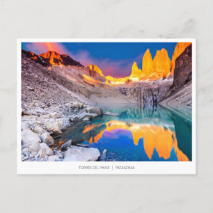 Torres del Paine, Chile Holiday Postcard