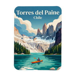Torres del Paine Chile Magnet