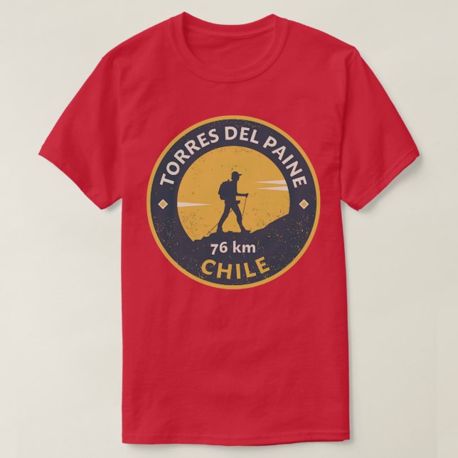 Torres Del Paine Chile T-Shirt (Design Front)