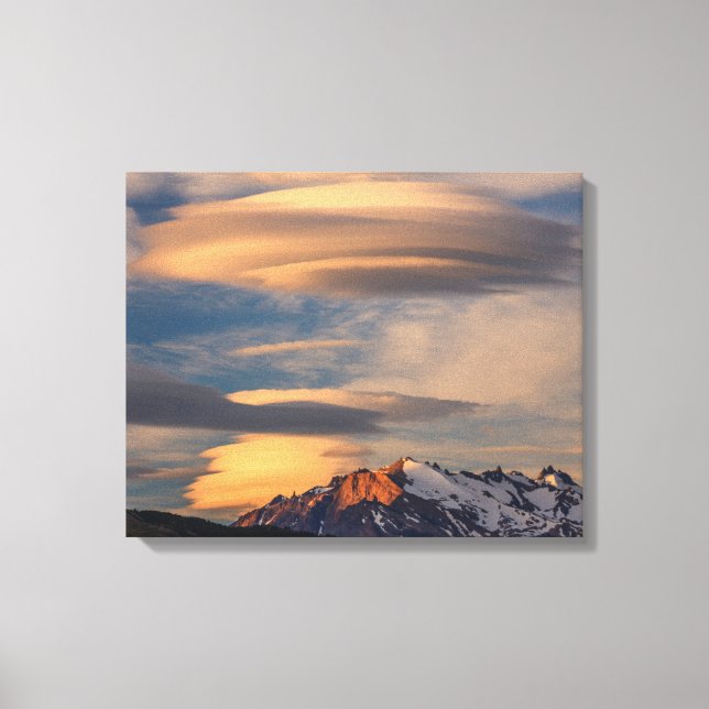 Torres del Paine National Park, Chile Canvas Print (Front)