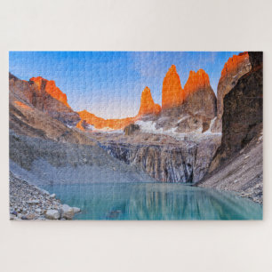 Torres Del Paine National Park, Chile. Jigsaw Puzzle