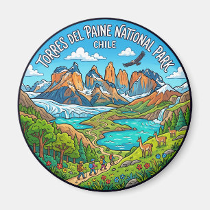 Torres del Paine National Park Chile Magnet