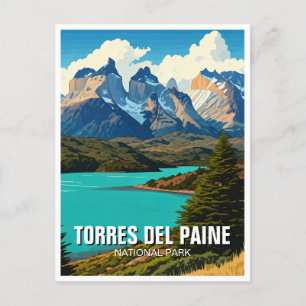 Torres Del Paine National Park Chile Postcard