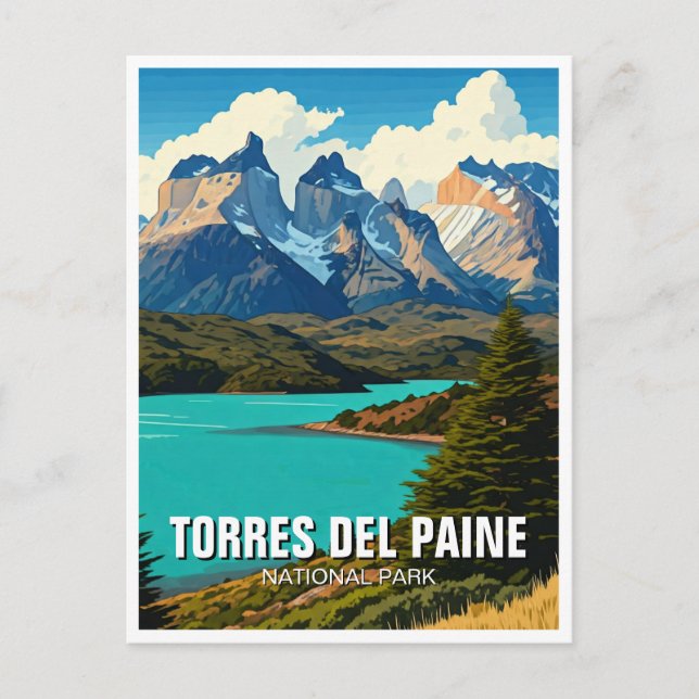 Torres Del Paine National Park Chile Postcard (Front)