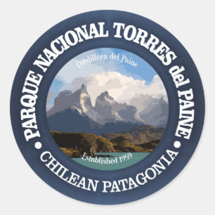 Torres del Paine National Park Classic Round Sticker