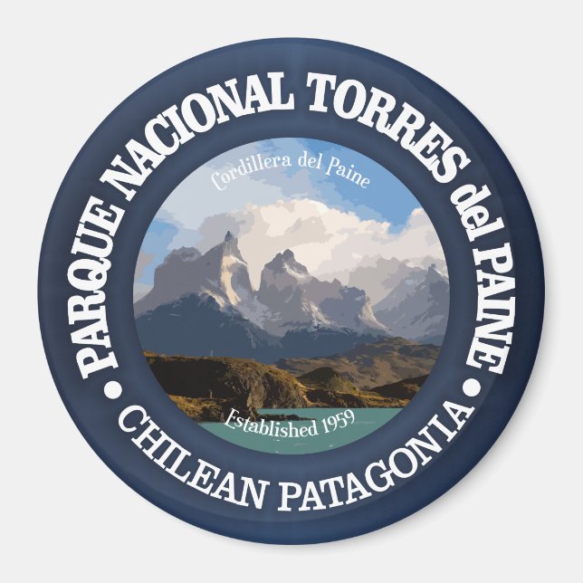 Torres del Paine National Park Magnet (Front)
