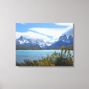 Torres Del Paine National Park, Patagonia, Chile Canvas Print