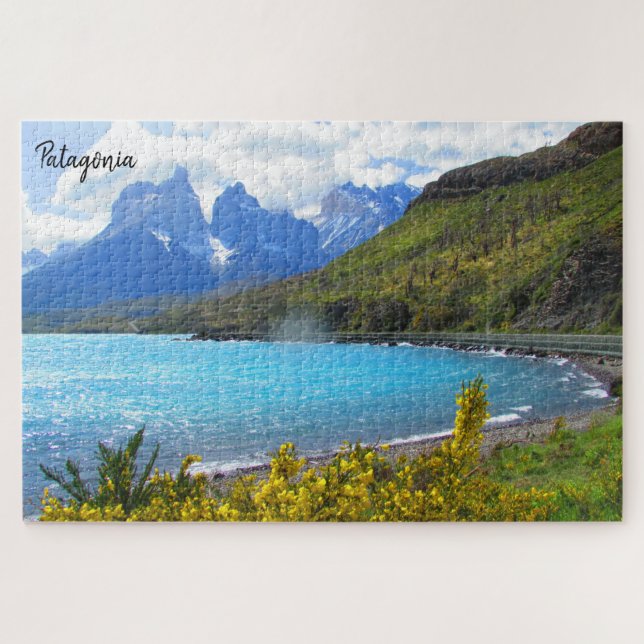torres del paine patagonia jigsaw puzzle (Horizontal)