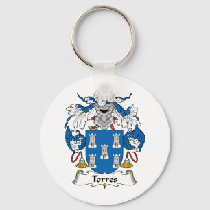 Torres Family Crest Key Ring