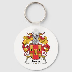 Torres Family Crest Key Ring