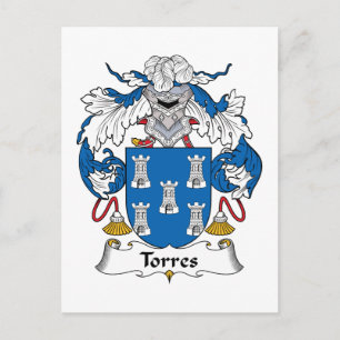Torres Family Crest Postcard