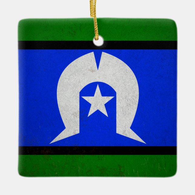 Torres Strait Islands Ceramic Ornament (Front)