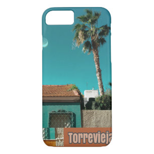 Torrevieja in Orange and Turqoise iPhone 8/7 Case